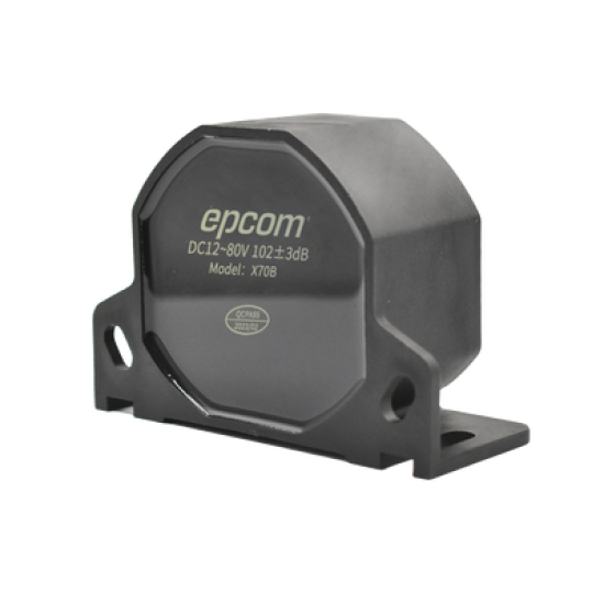 Alarma de Reversa Vehicular Profesional, 12-80 Vcc, 105±3dB