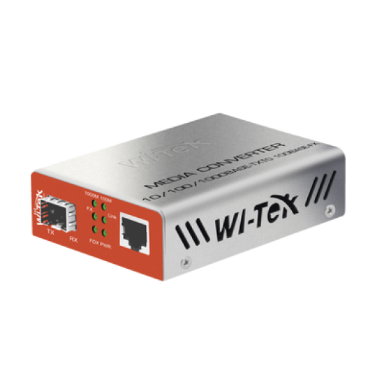 Convertidor de Medios RJ45 100/1000 Mbps + SFP 1000 Mbps