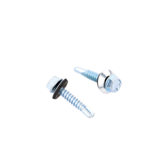 Tornillo - Pija cabeza hexagonal con rondana y punta de broca  #14 x 1-1/4