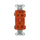 Contacto Dúplex Conexión a Tierra Aislada/ 20 A 125 V/ 2 polos 3 Hilos/ Color naranja/ Nema 5- 20R/ Grado Comercial.