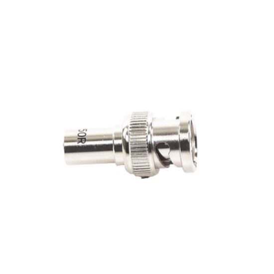 Carga Resistiva de 50 Ohm en BNC Macho, 1/2 Watt, CD-1.5 GHz.