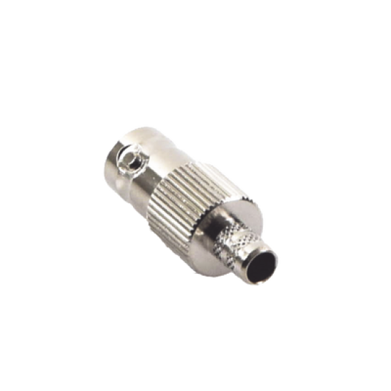 Conector BNC Hembra de Anillo para Cables RG-8/X, LMR-240, 9258, Níquel/ Oro/ Delrin.
