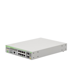Switch PoE+ Administrable CentreCOM GS970M, Capa 3 de 8 Puertos 10/100/1000 Mbps + 2 SFP Gigabit, 124 W
