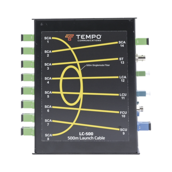 Bobina de Lanzamiento Monomodo 500 Metros SC/APC