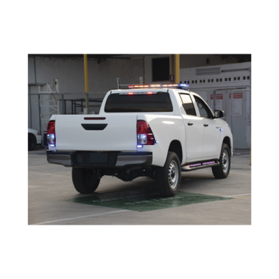 Estrobos Ocultos de 6 LED, Color Rojo/Azul, Ideales para Vehículos Encubierto