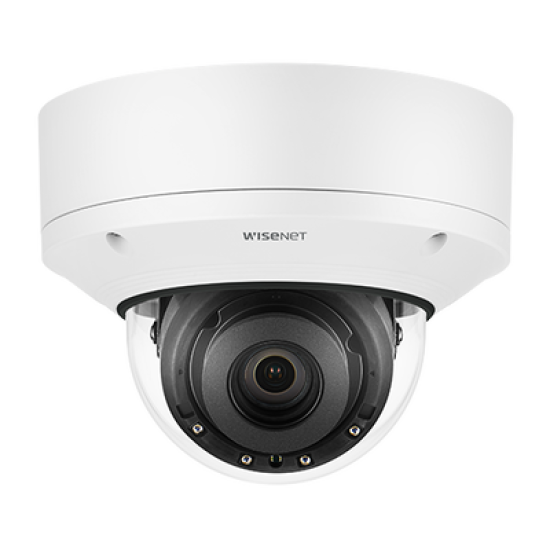 Cámara Domo 2MP con IA, Antivandalica / Lente Motorizado de 4.38  A 9.33mm / P-Iris, WDR 120dB / Ranura SD / IP66 IP67 IP6K9K IK10+ NEMA4X