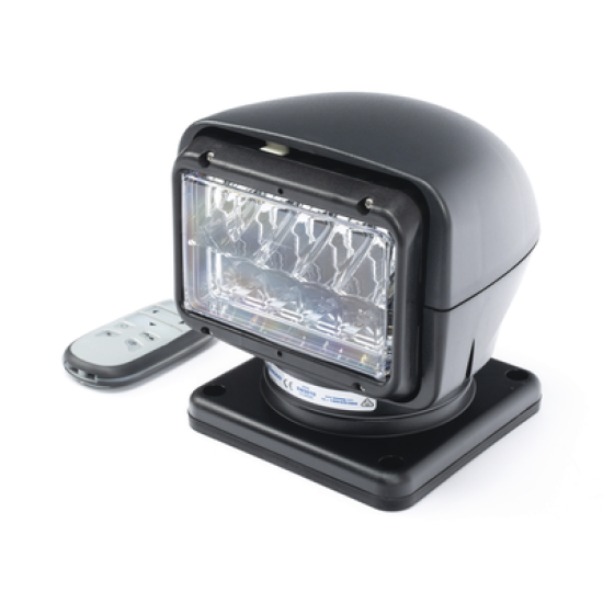 Faro Buscador, 7040 lúmenes, Color Negro, Uso Rudo, Multifuncional, Luz Clara 