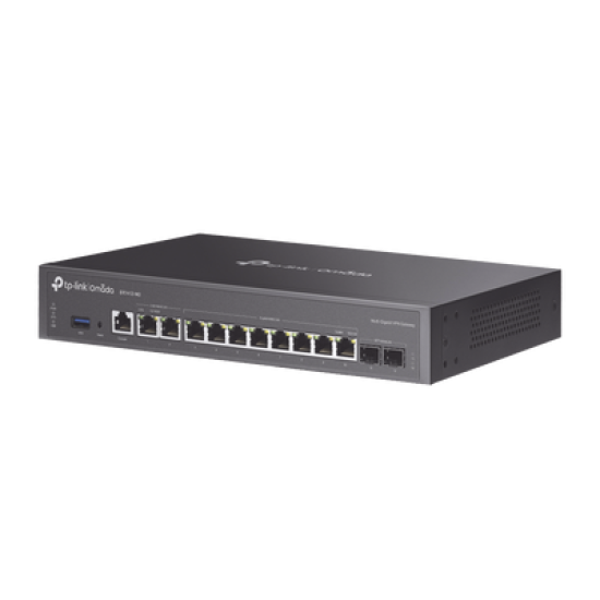 Router Omada VPN / SDN Multi-WAN Gigabit / 2 Puertos WAN/LAN RJ45 2.5 Gigabit / 8 Puertos WAN/LAN RJ45 Gigabit / 2 Puertos WAN/LAN SFP Gigabit / 1,000,000 Sesiones Concurrentes / Administración Centralizada Omada o Stand-Alone
