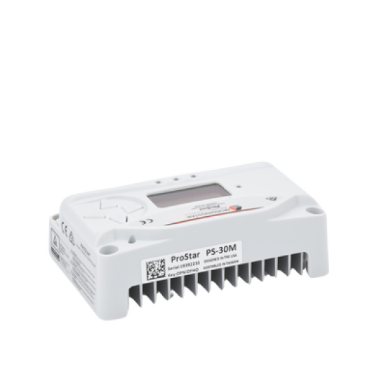 Controlador de carga y descarga 12-24 Vcc, 30 Amp
