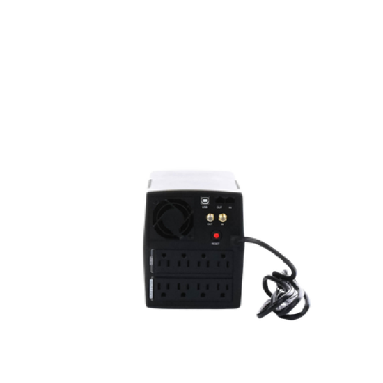 UPS de 1500 VA/900 W, Topología Línea Interactiva, Entrada 120 Vca NEMA 5-15P, y 8 Salidas NEMA 5-15R, Con Regulador de Voltaje (AVR)