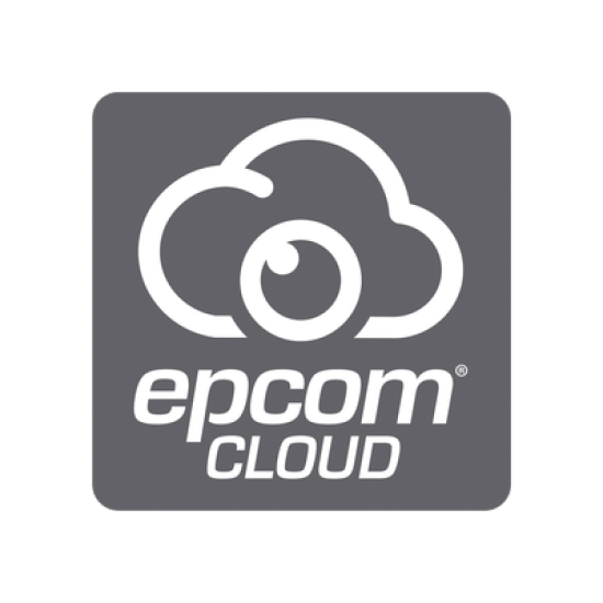 Suscripción Anual Epcom Cloud / Grabación en la nube para 1 canal de video a 2MP con 30 días de retención / Grabación continua