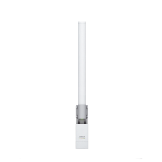 Antena omnidireccional, potente cobertura de 360°, doble polaridad MIMO 2x2, frecuencia 5 GHz (5.45-5.85 GHz) de 13 dBi