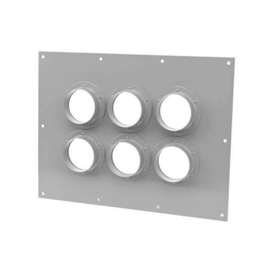 Placa Pasamuro Con Capacidad de 6 Botas de 4