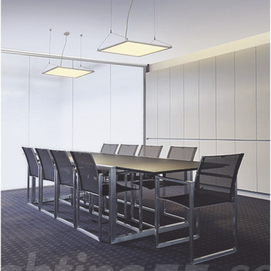 Panel LED / Luz Blanca 6 500 K / Empotrado o Suspendido / 60 x 60 cm /  40 W / 127 Vca~60Hz / Vida Útil de 50,000 horas / Ángulo de Luz de 140°