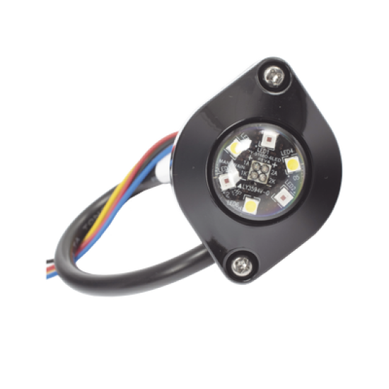 Estrobo Oculto de 6 LED color Azul Serie ED9015