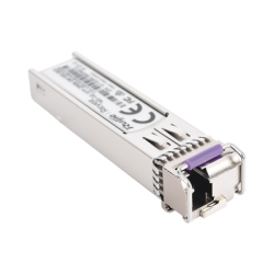 Transceptor Industrial BIDI Monomodo SFP 1G (Lado B), hasta 20 Kilómetros, TX 1550 / RX 1310, soporta Temperaturas de -40° a 85° C