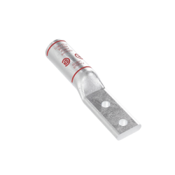 Terminal Conector de Compresión Bimetálica Pan-Lug™ 750 KCMIL, Aluminio Base con Recubrimiento Estañado, y dos Orificios de 1/2