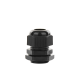 Conector Plástico Negro Tipo Glándula para Cable de 10 a 14 mm de Diámetro.
