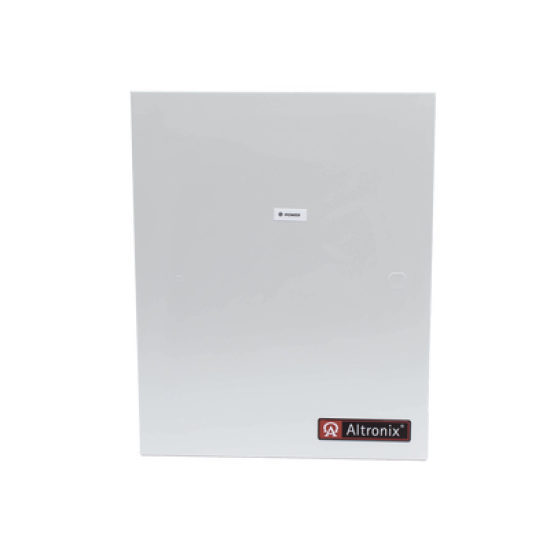 12 Vcc @ 10 A / Fuente tipo control / 16 salidas / capacidad de baterías de respaldo / Requiere batería.