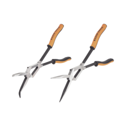 Juego de 2 Pinzas de Punta Doblada y Punta de Aguja de Gran Alcance 33 cm