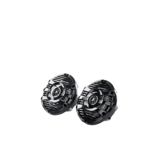 Par de altavoces fabricados en grado marinos en color negro de 6.5