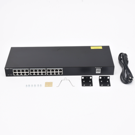Switch Administrable 24 puertos Gigabit, gestión gratuita desde la nube.