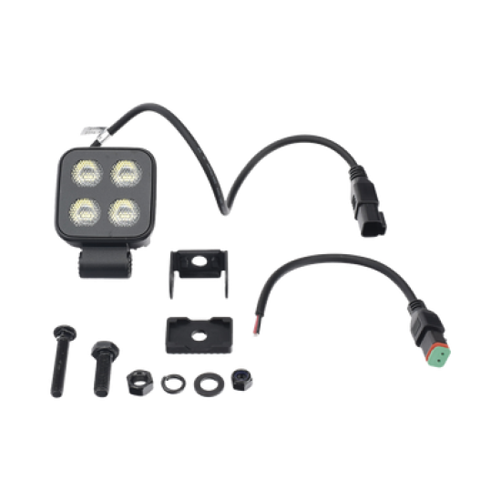 Luz de Trabajo Ultra brillante Cuadrada, 4 LED, 2650 Lúmenes, 12-24 Vcd