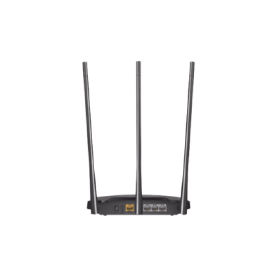 Router N de alta potencia 300 Mbps / 1 Puerto WAN 10/100 / 3 Puertos LAN 10/100 / Chip PA (potencia transmisión 2x) / 3 Antenas de 7 dBi