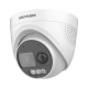Turret TURBOHD 2 Megapixeles (1080p) / Imagen a color 24/7 / Lente 2.8 mm / Luz Blanca 20 mts / Exterior IP67 / WDR 130dB / Sensor PIR / Sirena Integrada / Estrobo ROJO - AZUL / Micrófono Integrado