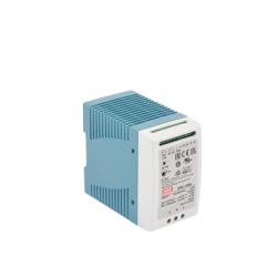 Fuente de poder Riel Din 12V, 100W con Cargador de Batería