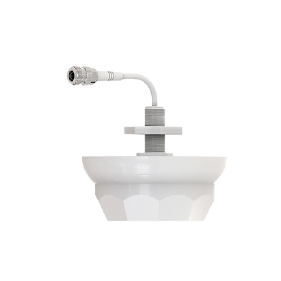 Antena tipo domo, frecuencia (2.4 GHz) , ganancia de 3 dBi, conector N-hembra, perfecto para oficina o edificio 