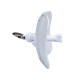 LiteBeam airMAX M5 CPE hasta 100 Mbps, 5 GHz (5150 - 5875 MHz) con antena integrada de 23 dBi