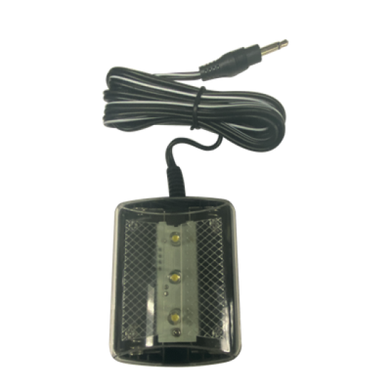 Luz LED estroboscópica de alta visibilidad en color blanca, para uso en WR120 