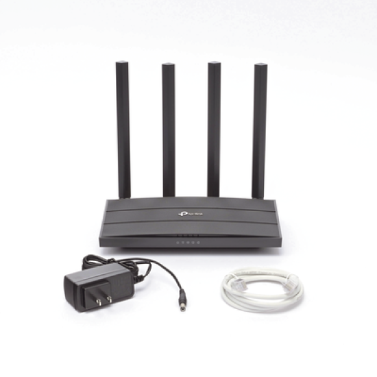 Router inalámbrico WiFi 5 AC 1200 Mbps / Doble Banda MU-MIMO 2x2 / 1 Puerto WAN 10/100/1000 Mbps /  4 Puertos LAN 10/100/1000 Mbps / Compatuble con Tecnología OneMesh / Soporta AgiNet