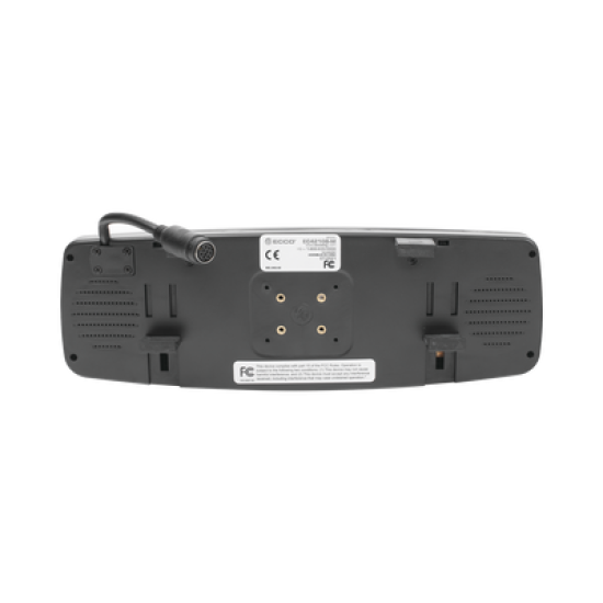 Sistema alámbrico de reversa con cámara y monitor de 4.3 pulgadas, Incluye cámara para placa de  170°