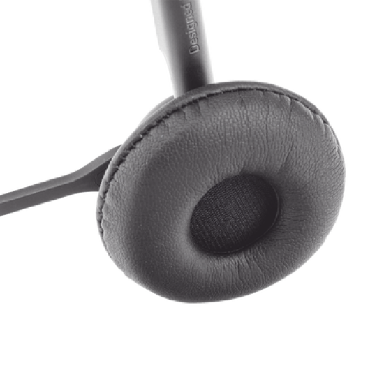 Diadema monoaural con tecnología antishock para teléfonos IP FANVIL y Polycom con micrófono de cancelación de ruido, larga durabilidad 