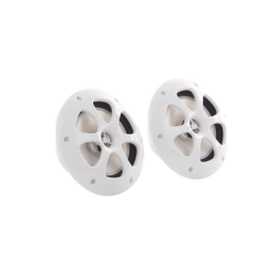 Par de altavoces fabricado en grado marinos en color blanco de 6.5