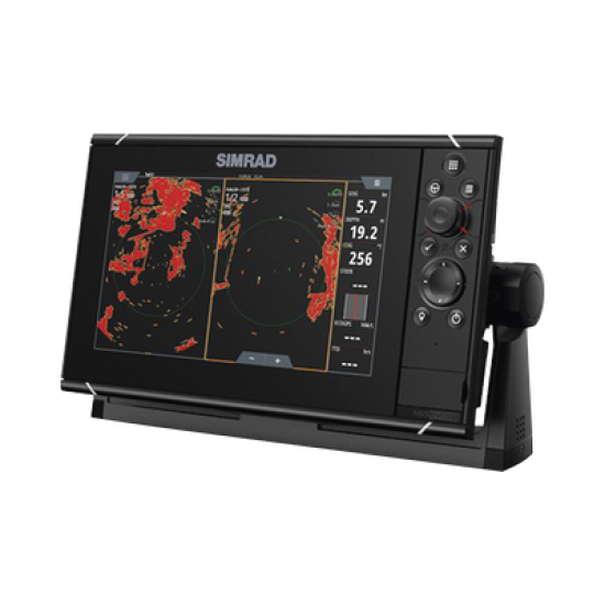 Pantalla de navegación NSS9 Evo3S, integra una ecosonda de 1 kW de potencia, receptor GPS de máxima sensibilidad, y conectividad inalámbrica.   