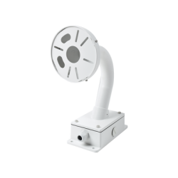 Montaje Universal de Pared con Cuello de Ganso y Caja de Conexiones / Compatible con Cámaras Domo y Bala 