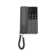Teléfono IP Hotelero, 2 líneas SIP con 2 cuentas, codec Opus, IPV4/IPV6, color negro, con gestión en la nube GDMS