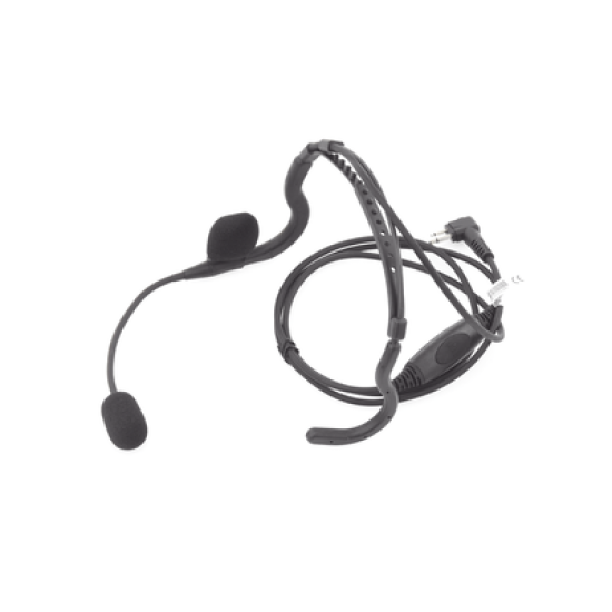 Diadema por detrás de la cabeza con boom flexible para radios TC-500/ 518/ 600/ 610/ 700 y para Modelos GP300/ SP-50/ P1225/ PRO3150/ MAG ONE/ EP450/ EP350