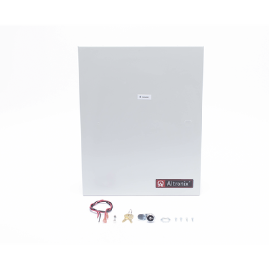 12 Vcc @ 10 A / Fuente tipo control / 16 salidas / capacidad de baterías de respaldo / Requiere batería.