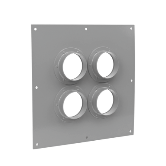 Placa Pasamuros Con Capacidad de 4 Botas de 4