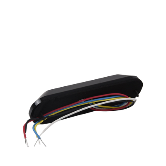 Luz perimetral, 4 LEDs Ultra Brillantes, color Rojo / Claro