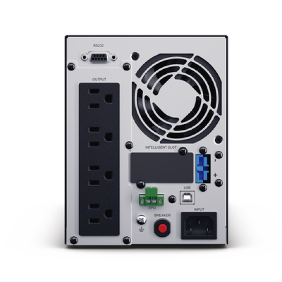 UPS de 1000 VA/900 W, Online Doble Conversión, Entrada 120 Vca NEMA 5-15P, Onda Senoidal Pura, Tipo Torre, Con 4 Tomas NEMA 5-15R