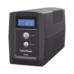 UPS de 750 VA/300 W, Topología Línea Interactiva, Entrada 120 Vca NEMA 5-15P, y 6 Salidas NEMA 5-15R, Con Regulador de Voltaje (AVR)