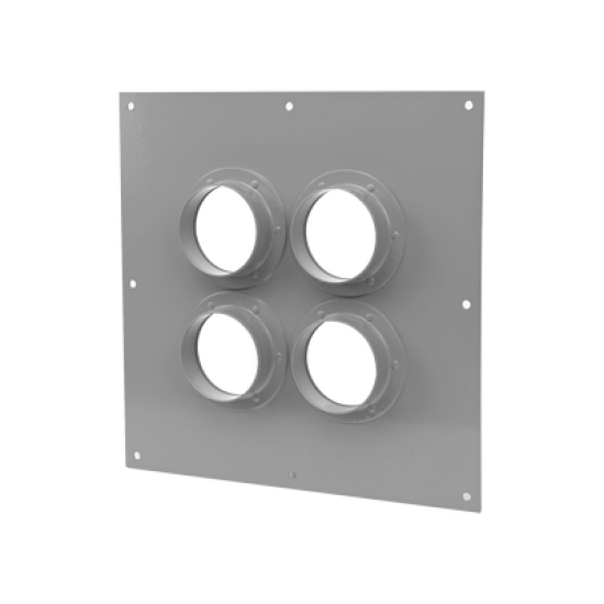 Placa Pasamuros Con Capacidad de 4 Botas de 4