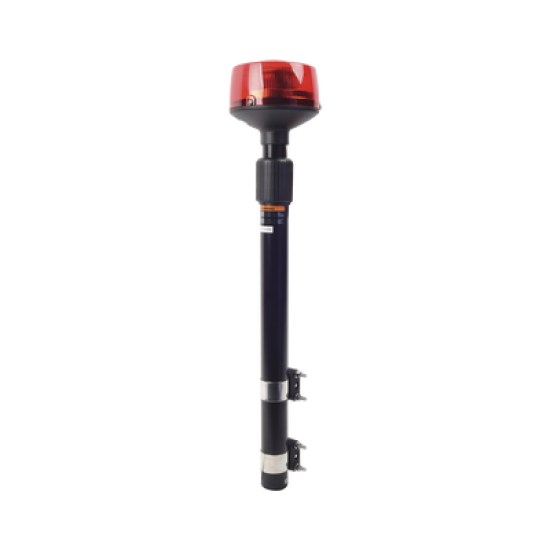 Luz telescópica Ultra Brillante para motocicleta, color Rojo