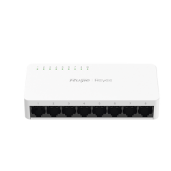 Switch no PoE no administrado, con 8 puertos Gigabit