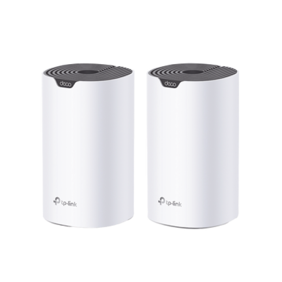 Kit 2 Routers Inalámbricos MESH Interior para Hogar / Doble Banda Wi-Fi 5 AC1900 Mbps / 3 Puerto Gigabit WAN/LAN / 3 Antenas Internas / Administración Mediante la App Deco (iOS, Android) 